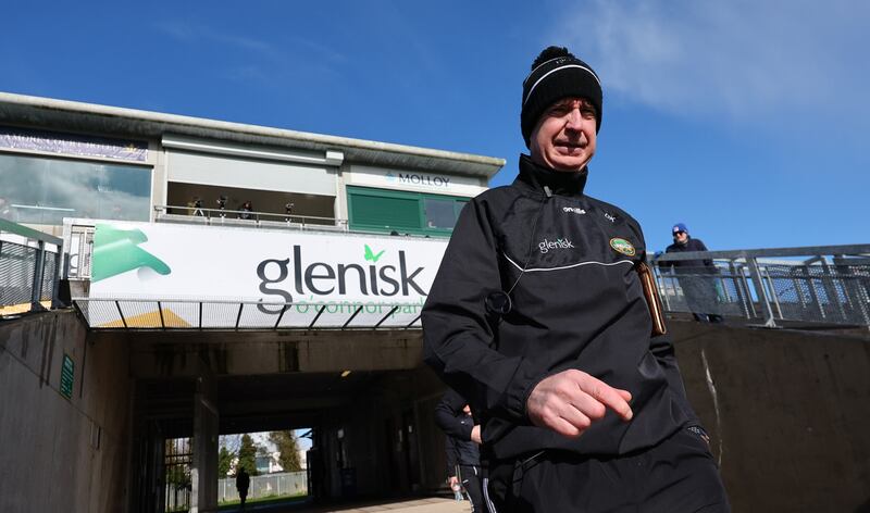 Offaly’s manager Declan Kelly. Photograph: James Crombie/Inpho