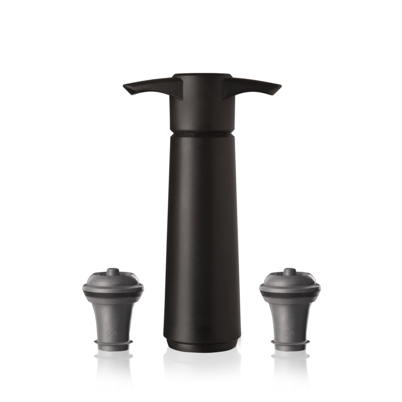 The Vacu Vin wine saver.