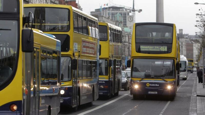 A Dublin Bus driver, in front of other passengers, told Lana Froze that she had not paid the full fare. When she refused to leave the bus, the driver went back to his seat, switched off the engine and waited, refusing to drive the bus any farther. Photograph: Cyril Byrne/The Irish Times.