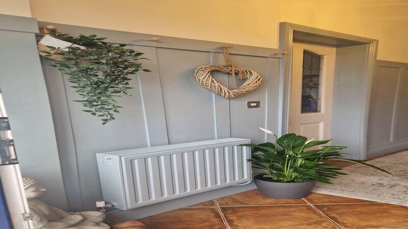 Aileen Hogan's Batton & Board panelling with shaker peg rail