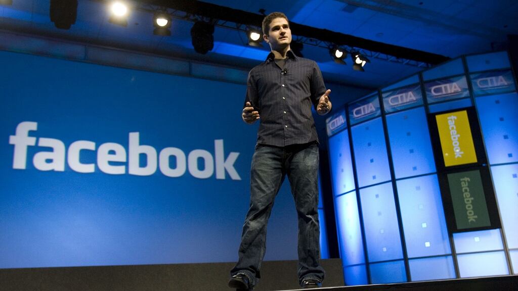 Dustin Moskovitz, co-founder of Facebook. The EU started examining Facebook’s sales platform and how it uses and shares data from apps last summer. Photograph:  Kimberly White/Getty Images