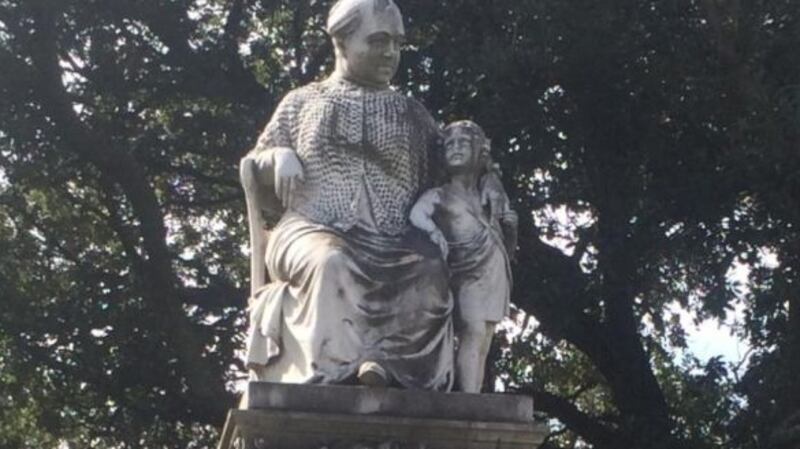 The Angel of the Delta: Margaret Haughery’s  statue in New Orleans. Photograph: Simon Carswell