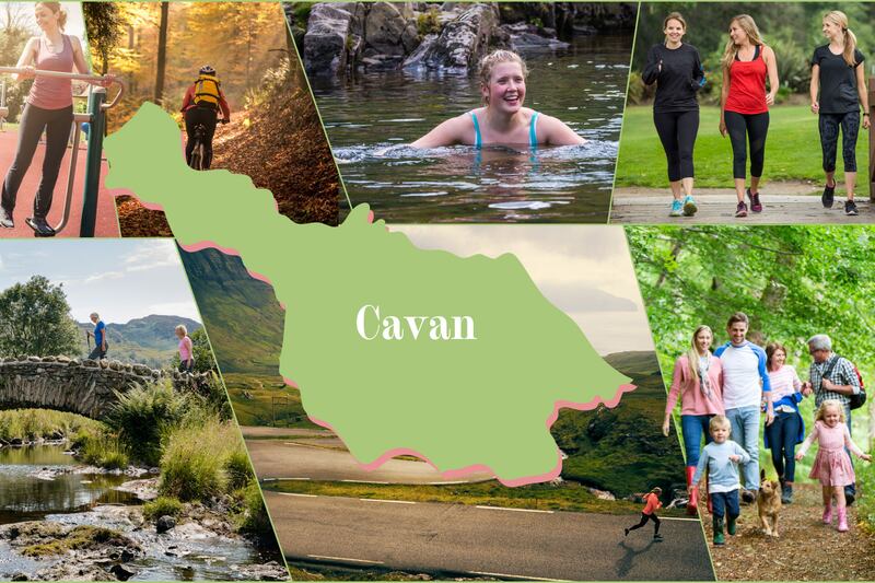 Co Cavan: one walk, one run, one hike, one swim, one cycle, one park and one outdoor gym