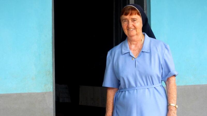 Sr Mary Sweeney speaks proudly of the Makeni school, its achievements and its facilities, which include running water, something of a rarity in Sierra Leone, and of her order, St Joseph’s of Cluny.