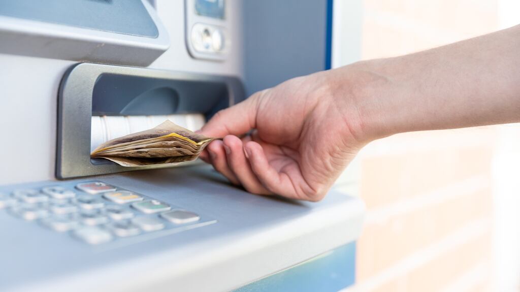 Total card spend, including ATM withdrawal, reached €8.4 billion in November. Photograph: Istock