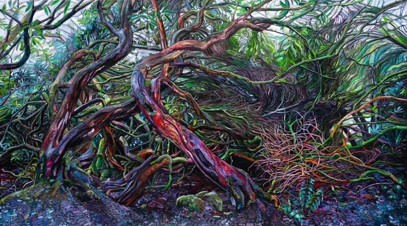 Swirl by Vera Klute. Oil on linen