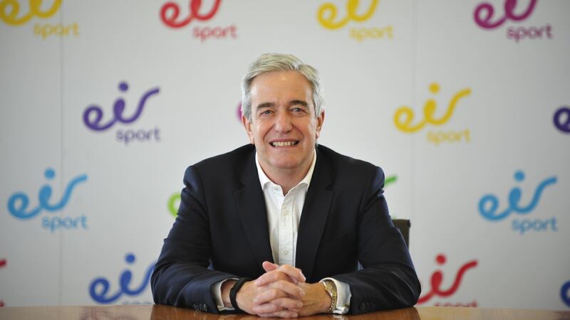 Richard Moat, CEO of Eir: doesn’t see underlying revenues of €666 million  as an omen. Photograph: Aidan Crawley