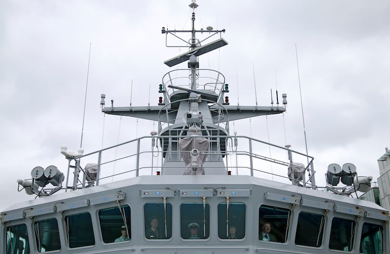 The bridge of the LÉ William Butler Yeats. Photograph: Nick Bradshaw