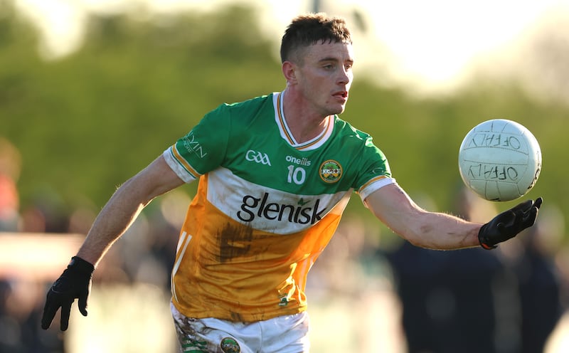 Offaly’s Dylan Hyland. Photograph: James Crombie/Inpho