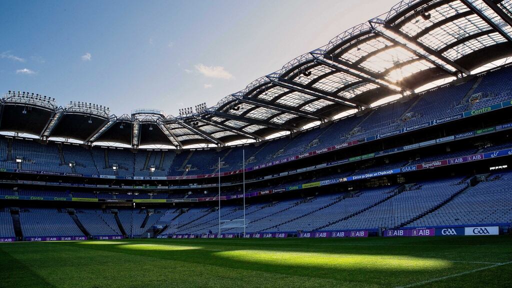 January All-Ireland semi-finals and finals could be organised by Croke Park and that would substantially  reduce the interval between them and the provincial finals. Photograph: Laszlo Geczo/Inpho