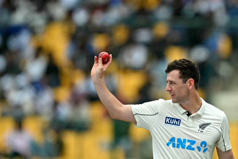 New Zealand's Matt Henry. Photograph: Idrees Mohammed/AFP via Getty Images
