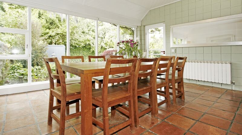 The dining room
