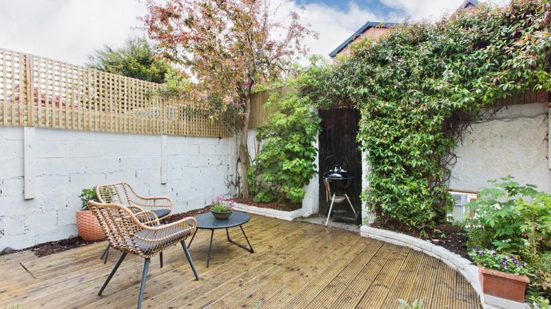 Southwest-facing garden