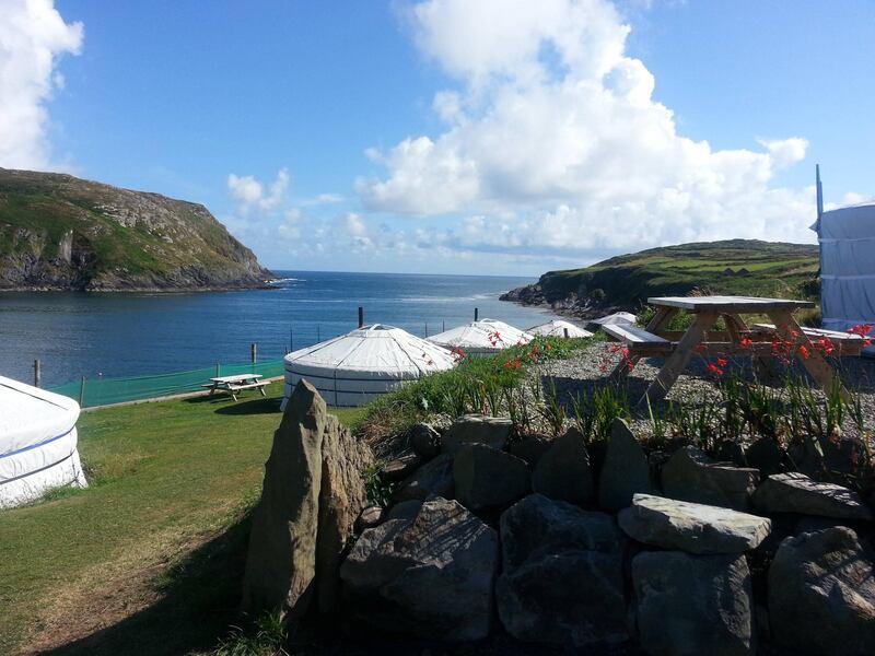 Glamping on Cape Clear has become popular with visitors to West Cork and Kerry, with activities ranging from kayaking and archery to yoga, massage and reflexology.