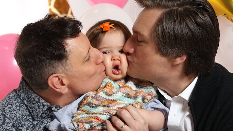 ‘Our family is no threat to another family’: first same-sex couple to marry in Ireland say marriage equality ‘isn’t finished’
