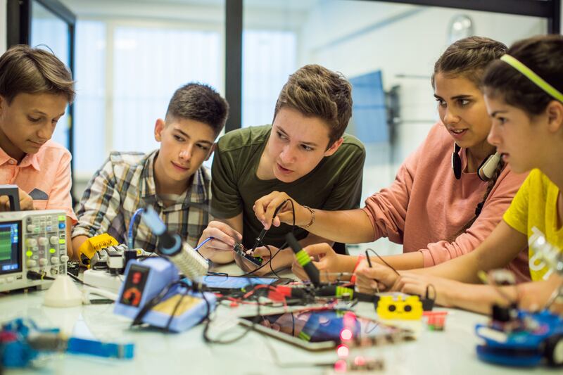 Teenagers working with younger children. 'Three months is a long time for an unmotivated teen. Particularly one who struggles with their mental health.' Photograph: Getty 