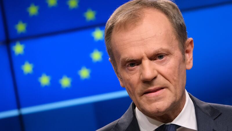 People opposing the Brexit backstop without coming up with a realistic alternative support the return of an Irish Border, European Council president Donald Tusk has said. File photograph:  Sean Gallup/Getty Images.