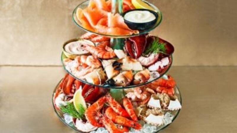 M&S’s luxury seafood platter is actually cheaper for Irish residents, at €100 compared with €111 in the UK.
