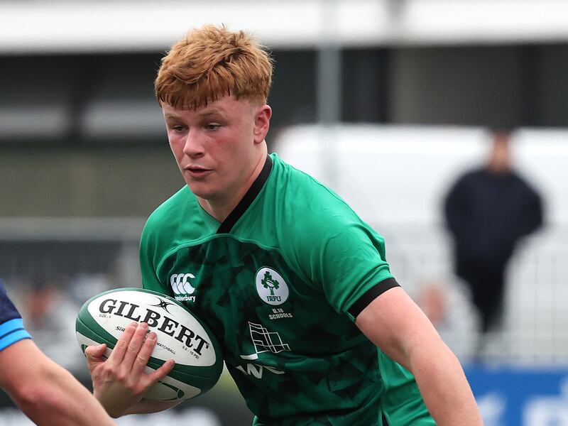 Ireland's Mikey Yarr. Photograph: Bryan Keane/Inpho 