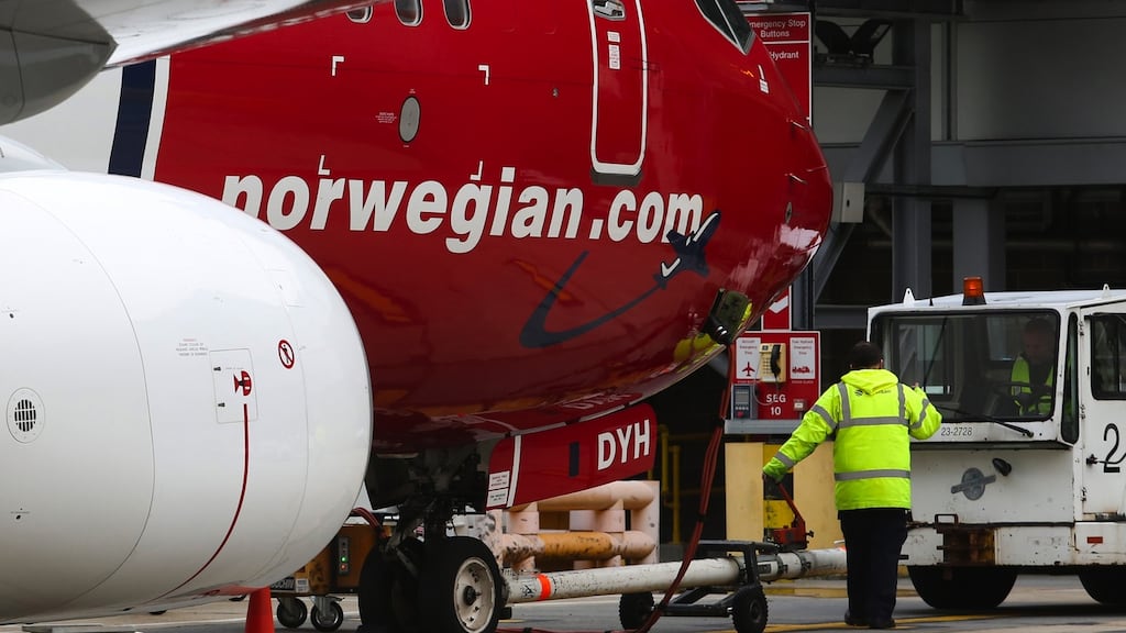 Norwegian Air International: Irish-based airline has US Customs and Border Control approval to fly to Stewart Airport in New York State and Providence in Rhode Island. Photograph: Chris Ratcliffe/Bloomberg