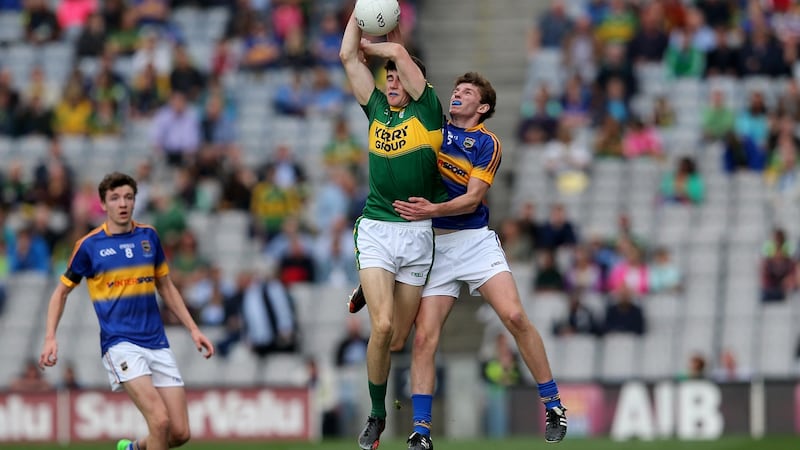 Mark O’Connor in action for the Kerry minors in 2015. Photograph: Inpho
