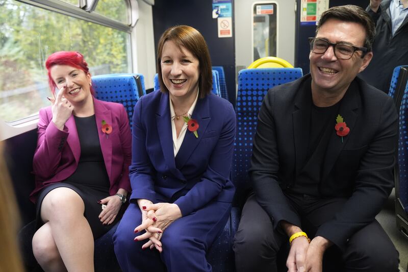 Louise Haigh, Rachel Reeves and Andy Burnham in November 2024. Photograph: Danny Lawson/PA Wire