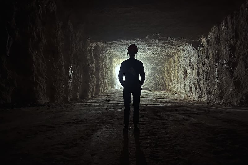 Swiss salt mine makes a spectacular underground cinema for an Irish film