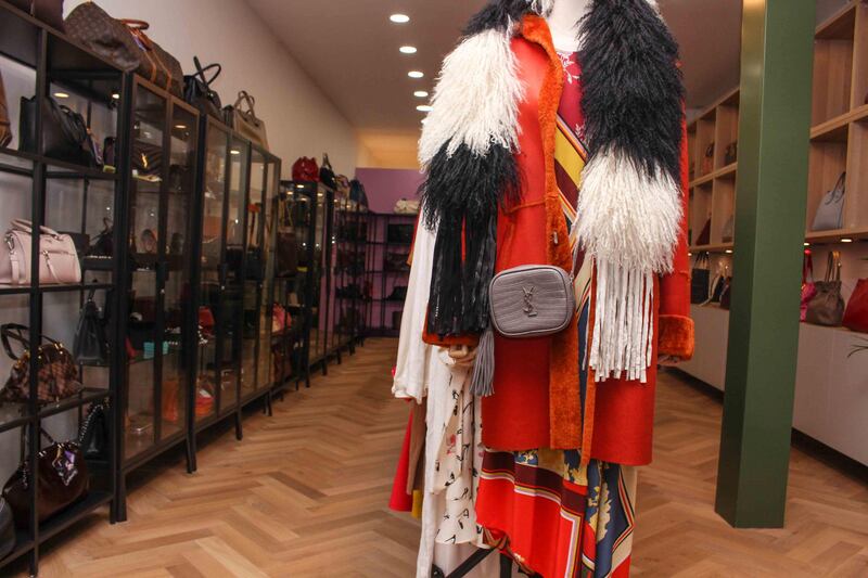 Siopaella on Wicklow Street, Dublin. The store has a carefully curated collection of pre-owned  clothing