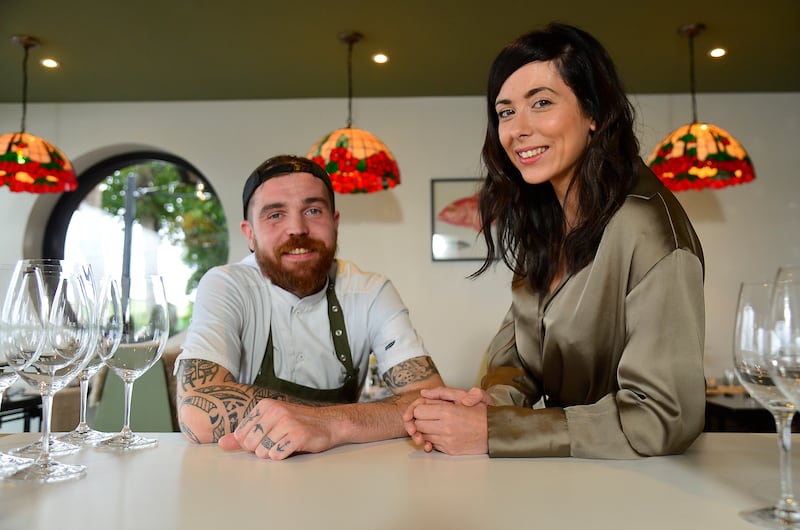 Steafan and Rebekah McCarry of Lir. Photograph: Arthur Allison/Pacemaker