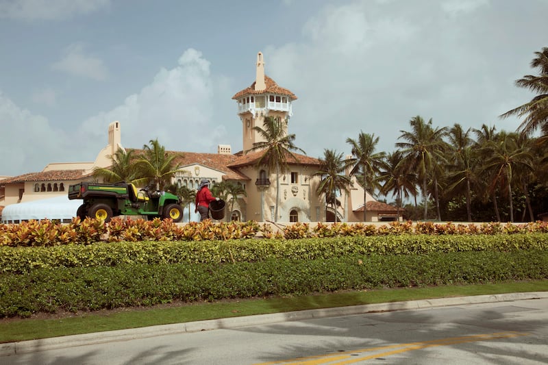 Donald Trump's Mar-a-Lago estate in Palm Beach, Florida. Photograph: Saul Martinez/New York Times