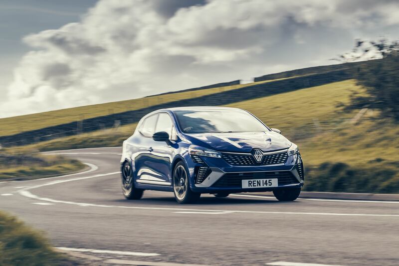 The aggressively sporting exterior is not reflected in the way it drives; when you do push down the throttle hard, the engine screams in disapproval. Photograph: Renault