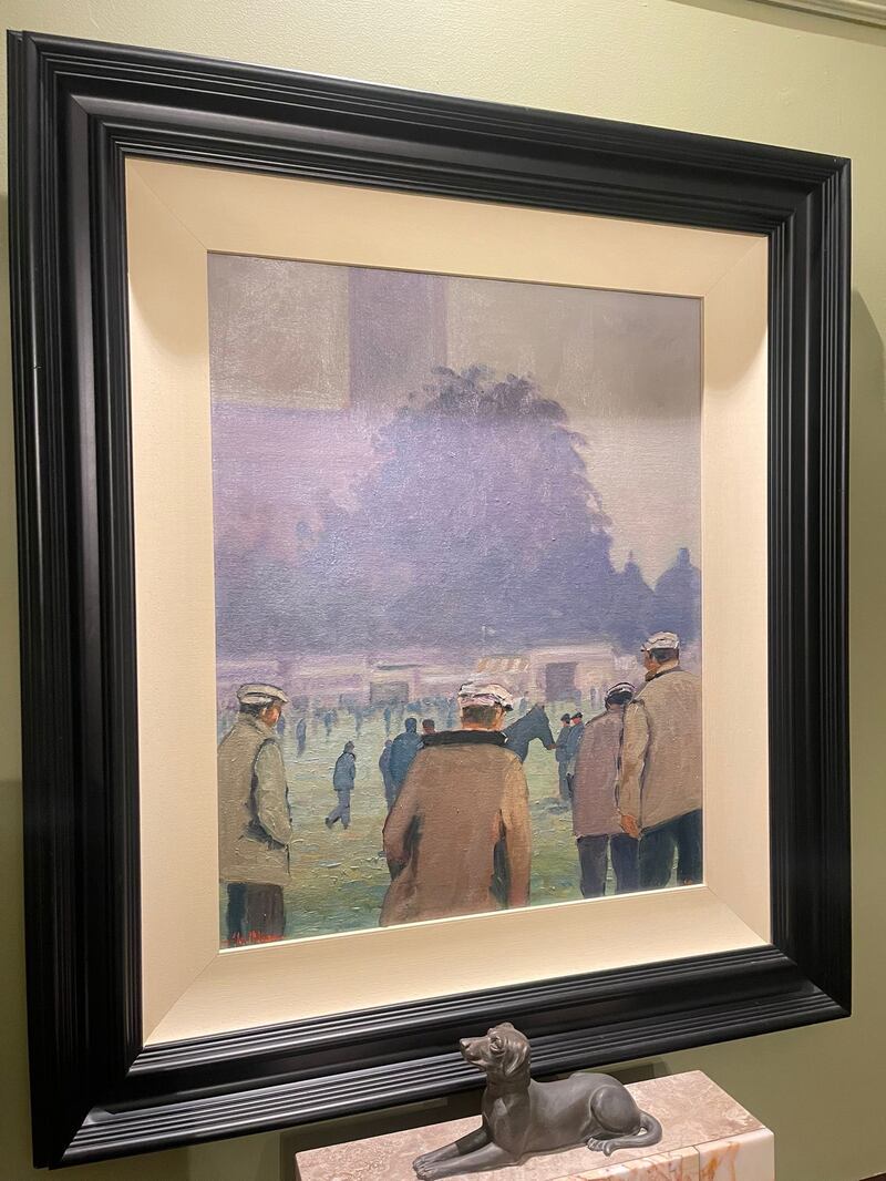Ballinasloe Horse Fair, Misty Morning (1998) by Alex McKenna