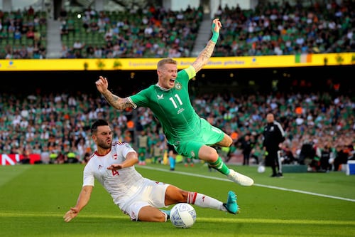 James McClean’s ‘limited’ game time ruled him out of Ireland return