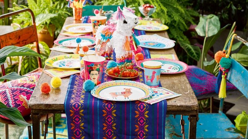 The Talking Tables fiesta collection creates a party atmosphere.