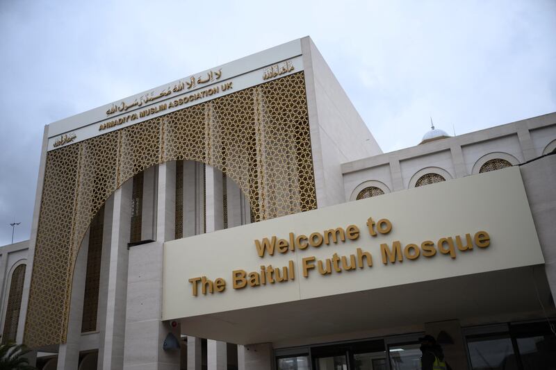Baitul Futuh Mosque in Morden, south west London. "London is at once Britain’s most secular and also its most religious city because it is its most diverse." Photograph: Daniel Leal/AFP via Getty Images
