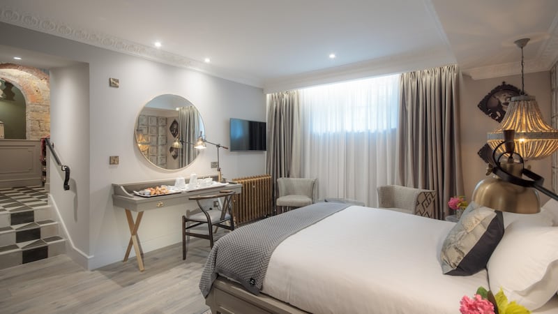 Oriel House Hotel was redesigned by refurbishment interior designer Chrisna Duffy.