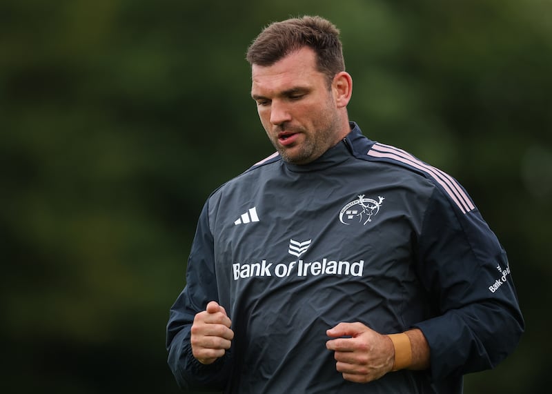 Munster's Tadhg Beirne has not played for the province since April. Photograph: Ben Brady/Inpho