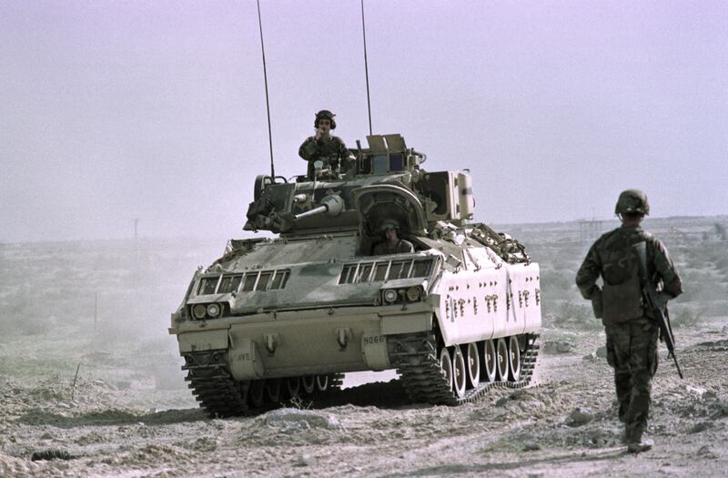 US troops in Kuwait in 1991. Photograph: Alamy/PA