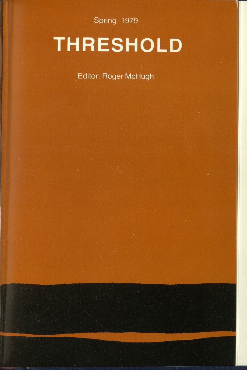 Summer 1979 Threshold featuring artist Louis Le Brocquy