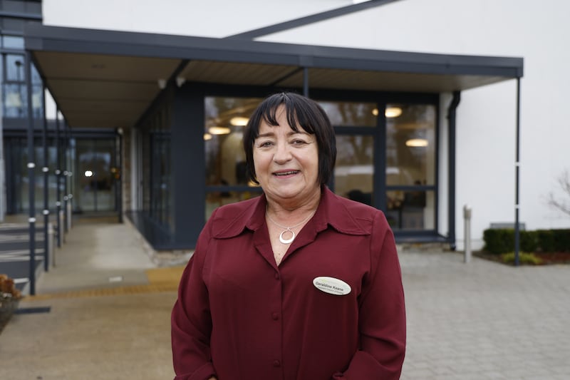 Geraldine Keane, manager of Roscommon Hospice, says the first thing people are told upon arriving is that the facility is free.  Photograph: Nick Bradshaw/ The Irish Times