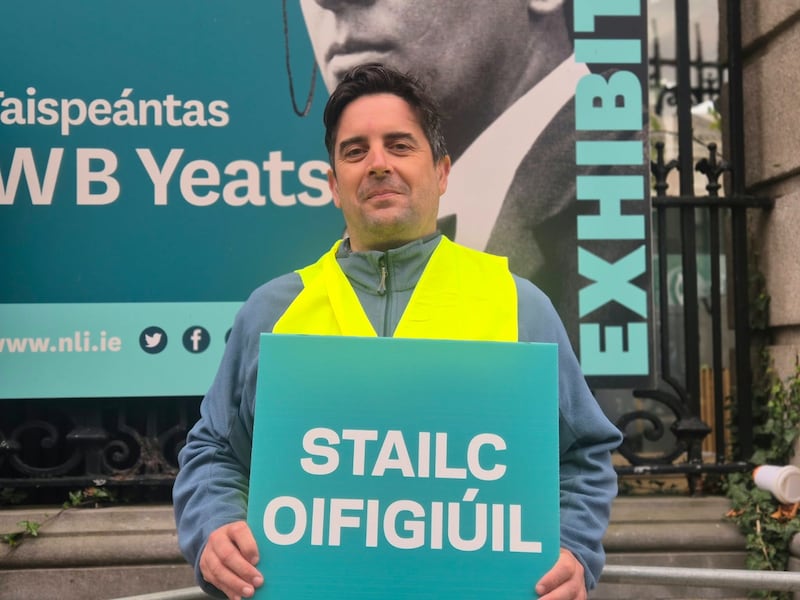 Brian Rice, digitisation programme manager at the National Library, said comments by Minister for Public Expenditure Jack Chambers came too little, too late. Photograph: Órla Ryan