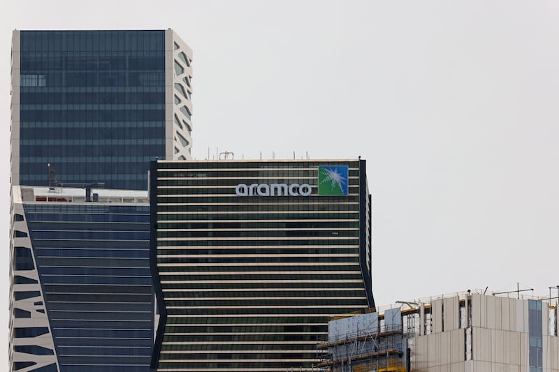 Aramco tower at the King Abdullah Financial District in Riyadh. Photograph: Fayez Nureldine/AFP/ Getty Images
