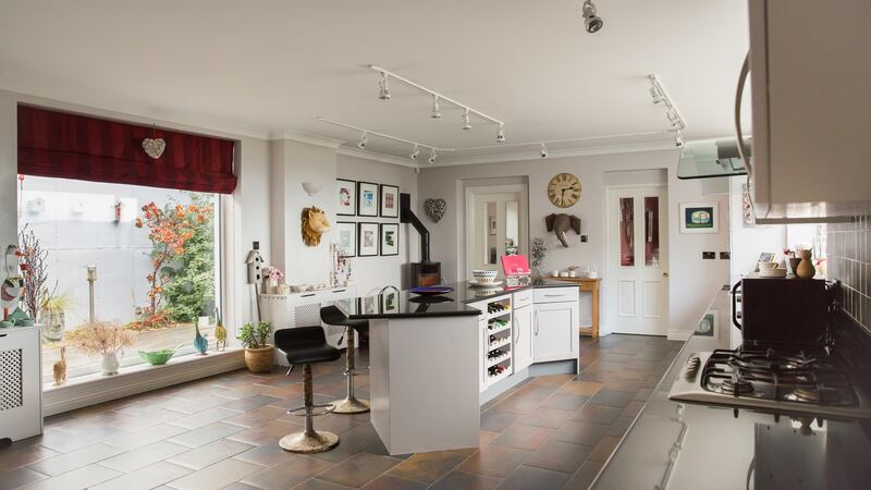The kitchen.