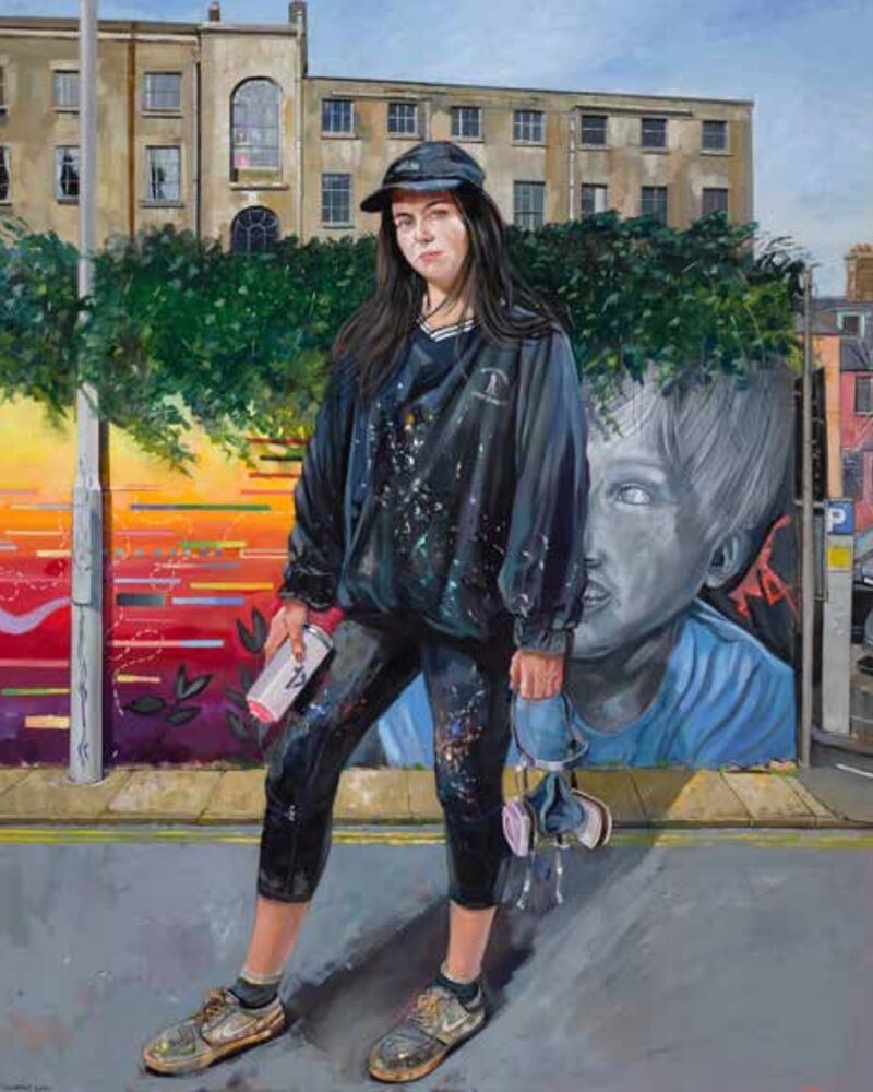 Una Sealy RHA, Portrait of Caoilfhion Hanton, Waterford, oil on linen.