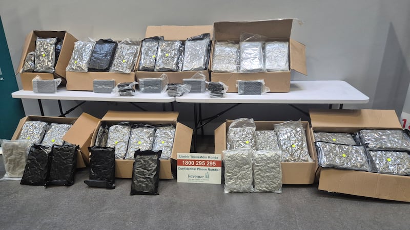Drugs worth almost €2m and large sum of cash seized by gardaí at Dublin Port