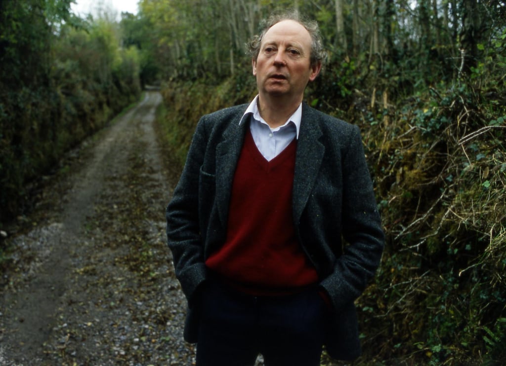 John McGahern near his home in Leitrim, October 1990. Photograph: Frank Miller