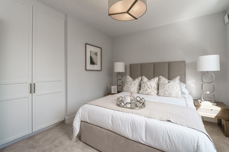 Bedroom in the showhouse 