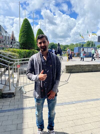 Gikar-Khoun, who recieved his Irish citizenship this week, now works as a chef