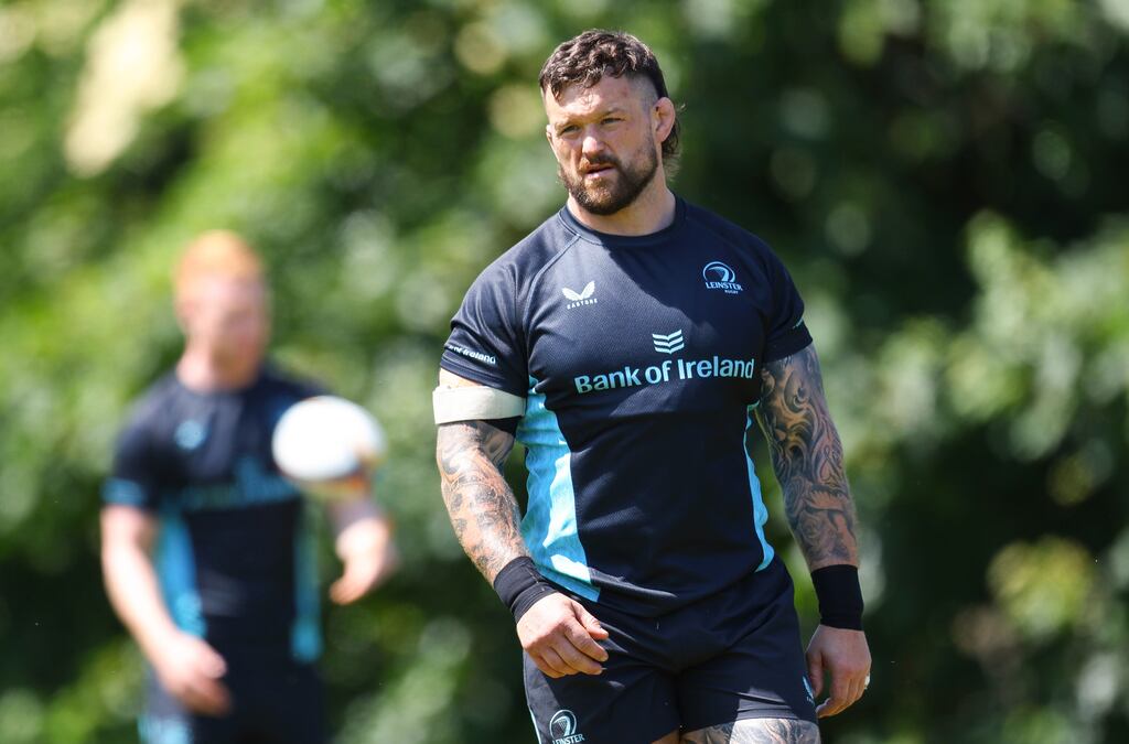 Andrew Porter has been ruled out of Leinster's URF final against the Bulls. Photograph: Grace Halton/Inpho