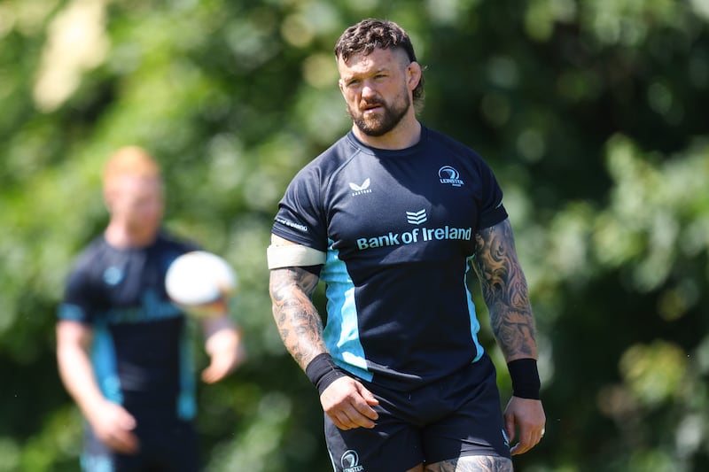 Andrew Porter ruled out of Leinster’s URC final with doubts over Caelan Doris and Dan Sheehan